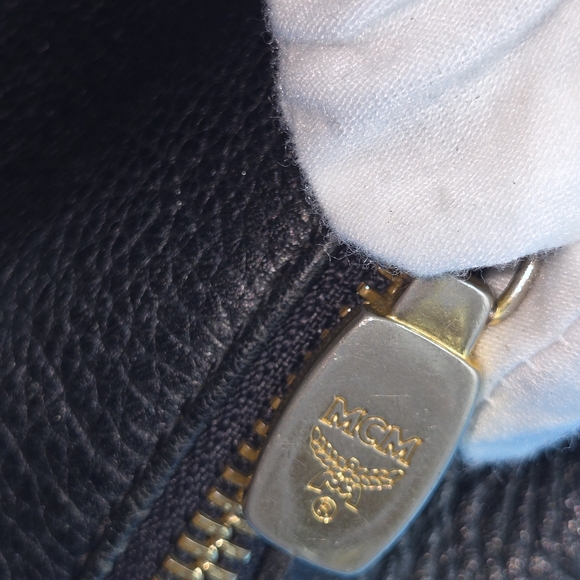 MCM Black Leather Backpack - Project Bag - Picture 10 of 14